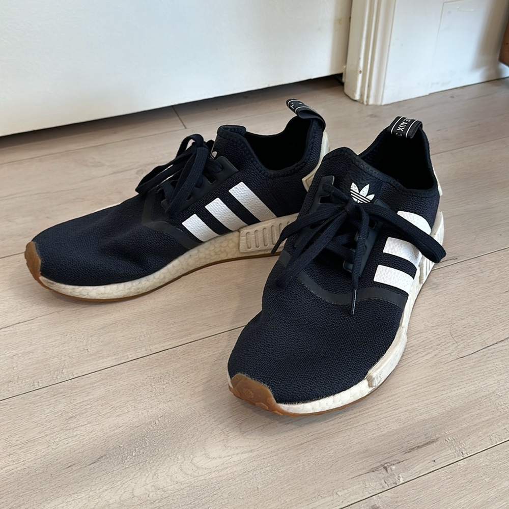 Adidas running shoes.